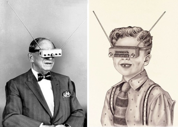 Телевизионные очки. 1963 год.