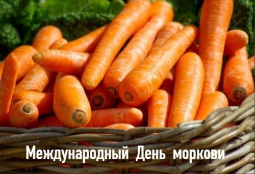 4 апреля - международный день моркови.