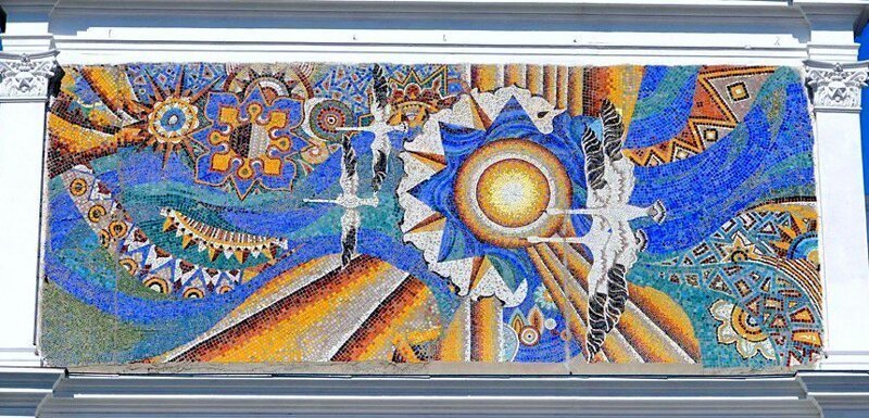 Мозаика советского периода Мозаика советского периода