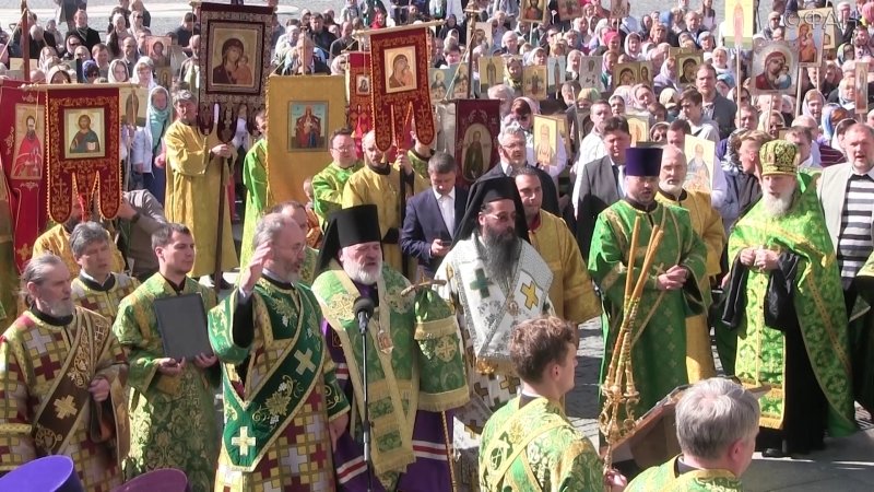 Участники крестного хода в день Иоанна Кронштадтского: Мы всерьез чувствуем его поддержку! ФАН-ТВ