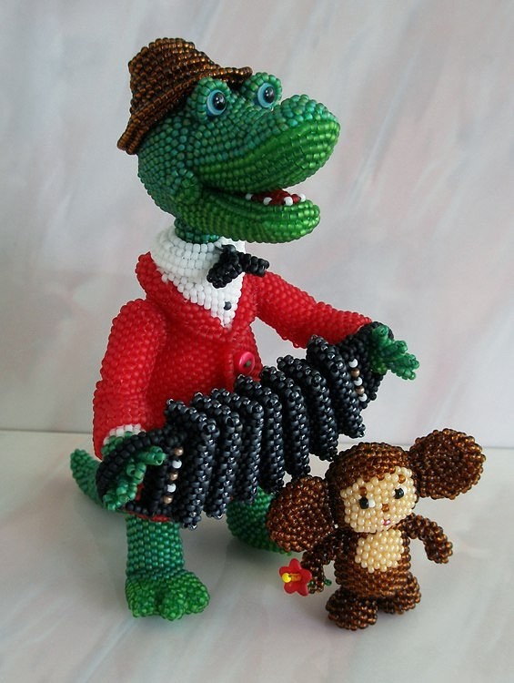 Авторские игрушки из бисера Авторские игрушки из бисера игрушки