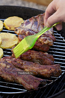 Свиные ребра с ананасом кулинария,кухни мира,мясные блюда,пикник