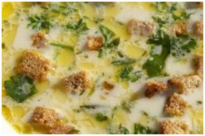 Сырный суп с шампиньонами и сухариками вкусно, интересное, рецепты, супы