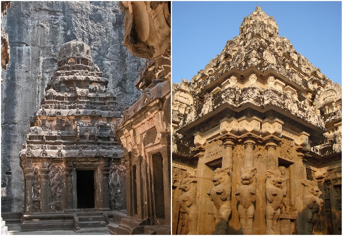 Скальные храмы Эллоры – рукотворное чудо Индии.