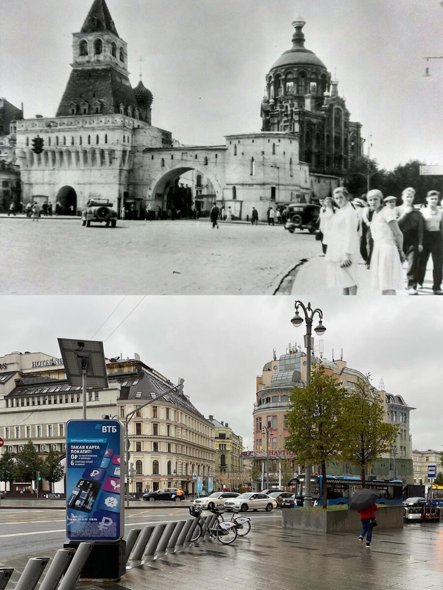 Ссср тогда и сейчас. Москва тогда и сейчас. Москва раньше и сейчас. Москва было стало. Киев тогда и сейчас площадь.