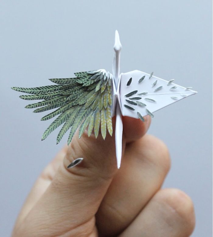 I Folded And Decorated An Origami Crane Every Day, For 1000 Days