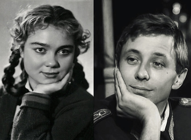 Звездные браки советских знаменитостей: Олег Даль и Нина Дорошина. Брак был коротким, всего несколько дней.