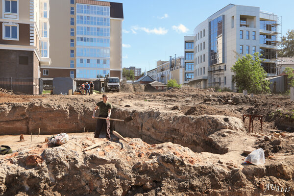 В центре Перми найден уникальный клад. В центре Перми найден уникальный клад.