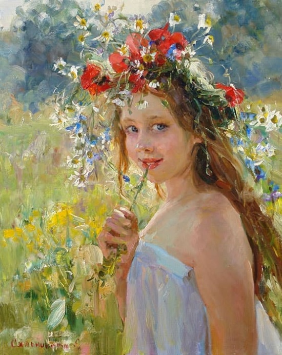 Художник Елена Сальникова. Про Мишкины яблоки 