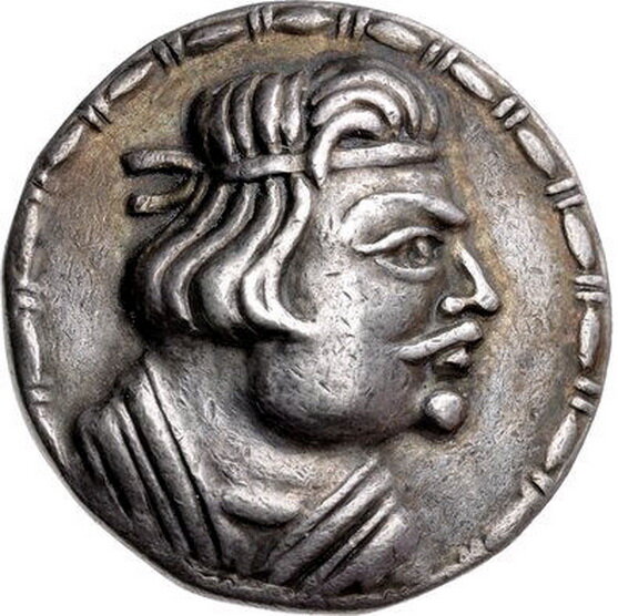 Основатель Кушанской империи - ябгу Герай. Монета I века.