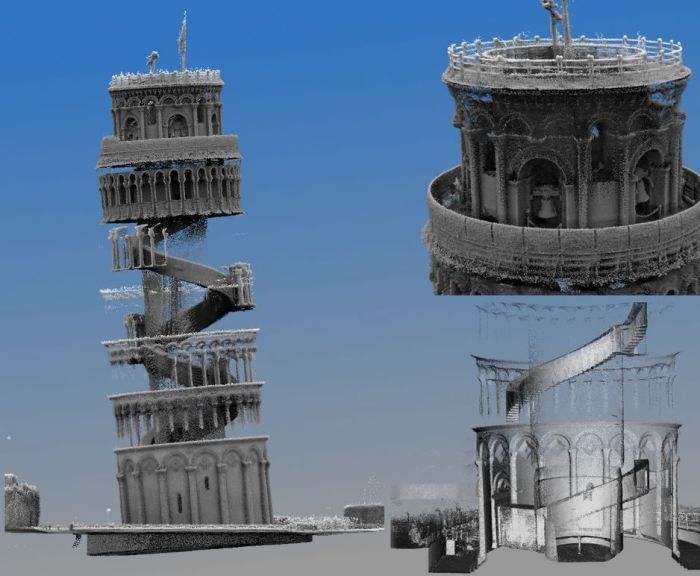 Макет Пизанской башни (Torre pendente di Pisa). | Фото: pikabu.ru.