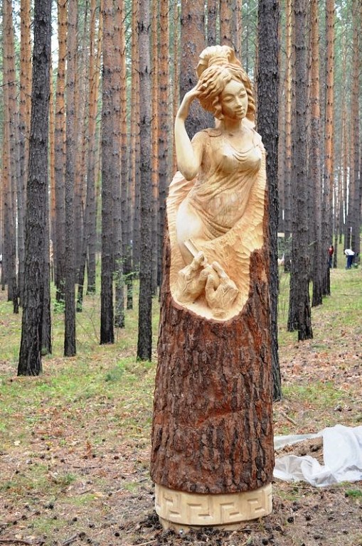 Деревянные скульптуры, как же все-таки фантастично и необычно! из дерева,сделай сам,скульптуры