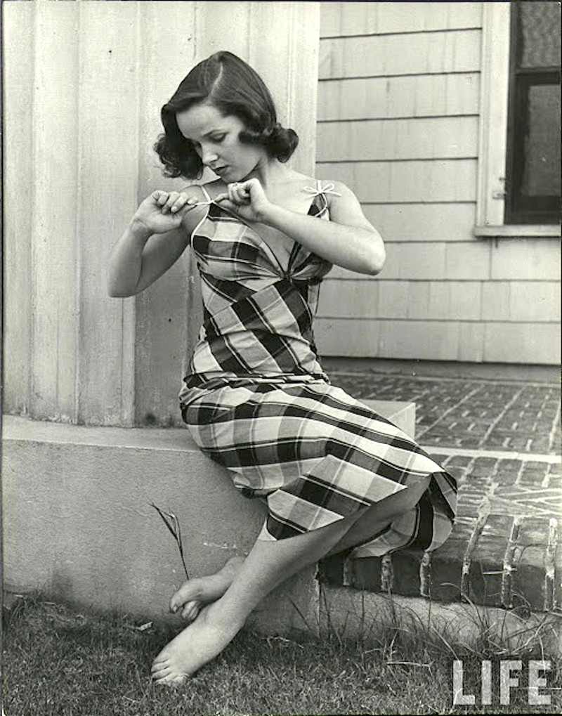 Девушки в нижнем белье, 1949 год fashion, nina leen, классики фотографии