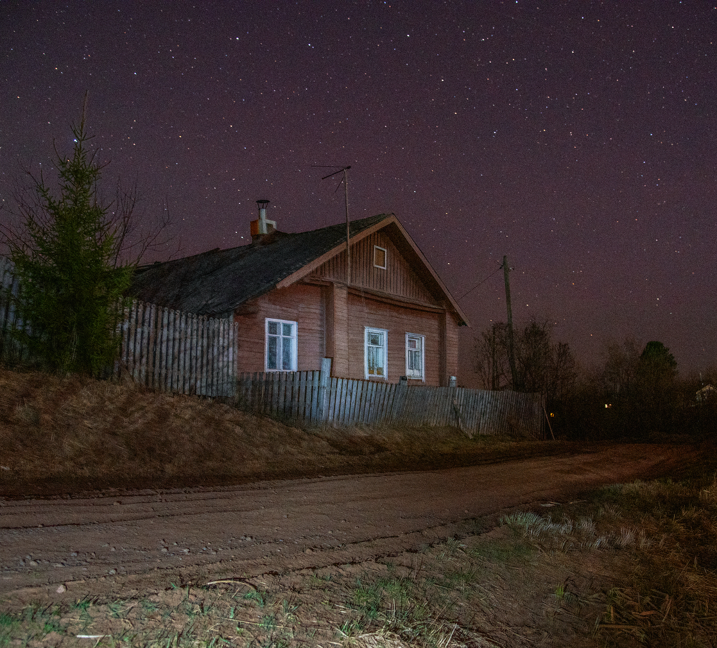 Ночной поселок