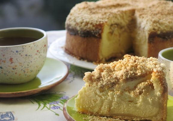 Сырник с грушами