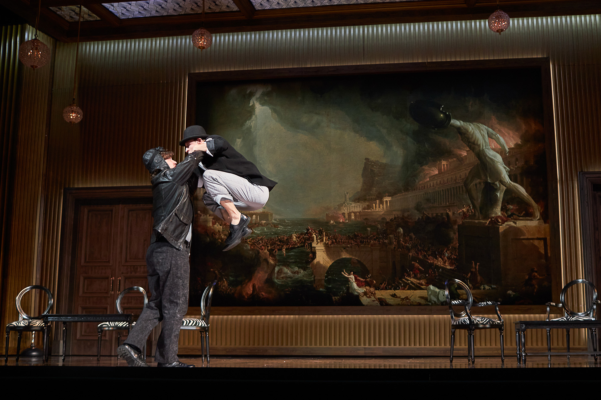 Сцена из спектакля «Игра интересов»