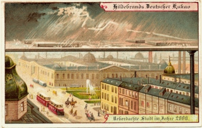 Немецкая компания Theodor Hildebrand & Son именно так видела благоустройство городов в 2000 г. | Фото: interestingengineering.com.
