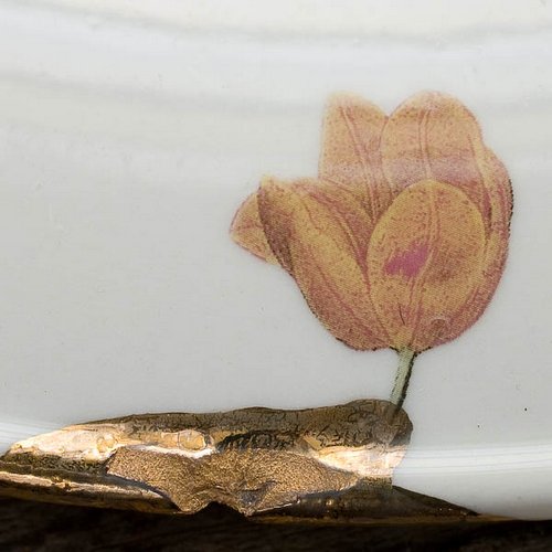 Посуда из треснувшего фарфора Посуда из треснувшего фарфора креатив,Посуда,Хенд мейд