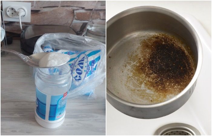 Как быстро и просто очистить пригоревшую кастрюлю с помощью подручных средств