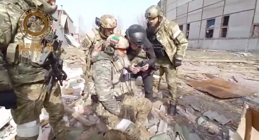 Кадыров показал штурм комбината «Азовсталь» в Мариуполе чеченским спецназом