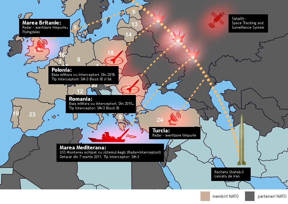 Карта разделенной россии по нато