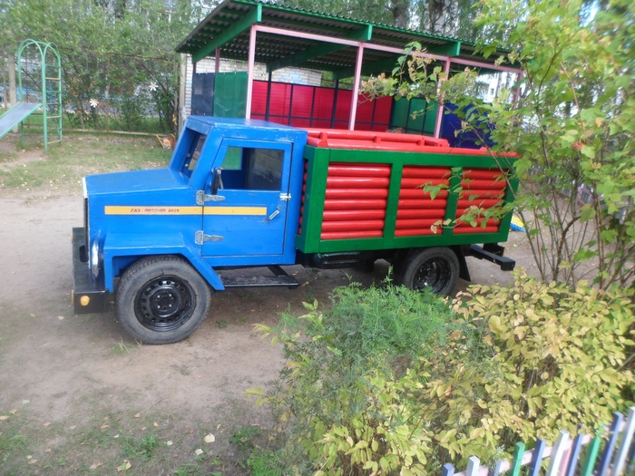 "Попросили в садик сделать грузовик" автомобили,автосамоделки,курилка