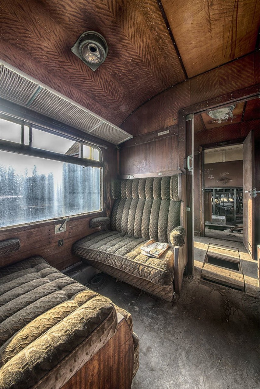 5 эксклюзивных фото заброшенного поезда для путешествий класса люкс