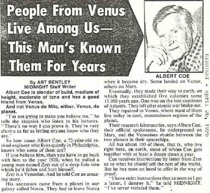 [VIP]~Альберт Коу и его встречи с потомком древних инопланетян в 1920 году, изображение №3