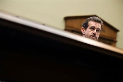 FILE PHOTO: Twitter CEO Jack Dorsey testifies before the House Energy and Commerce Committee hearing on Twitter's algorithms and content monitoring on Capitol Hill in Washington, U.S., September 5, 2018. REUTERS/Chris Wattie/File Photo