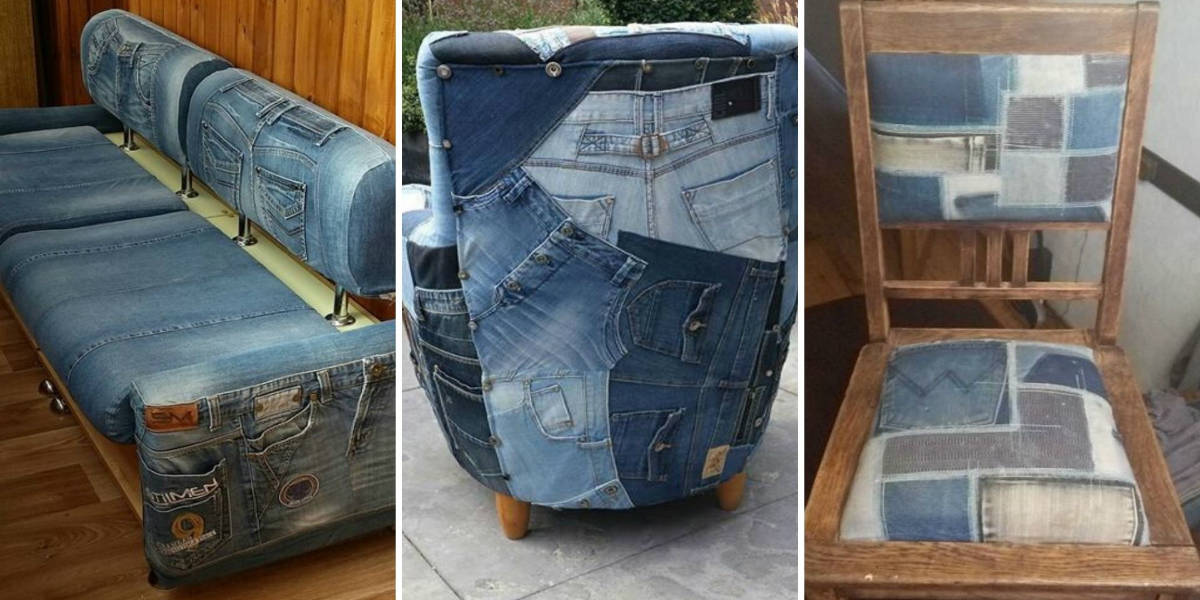 Что сделать из старых джинсов