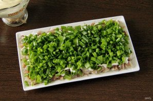 Салат "Зеленая шуба" кулинария,салаты