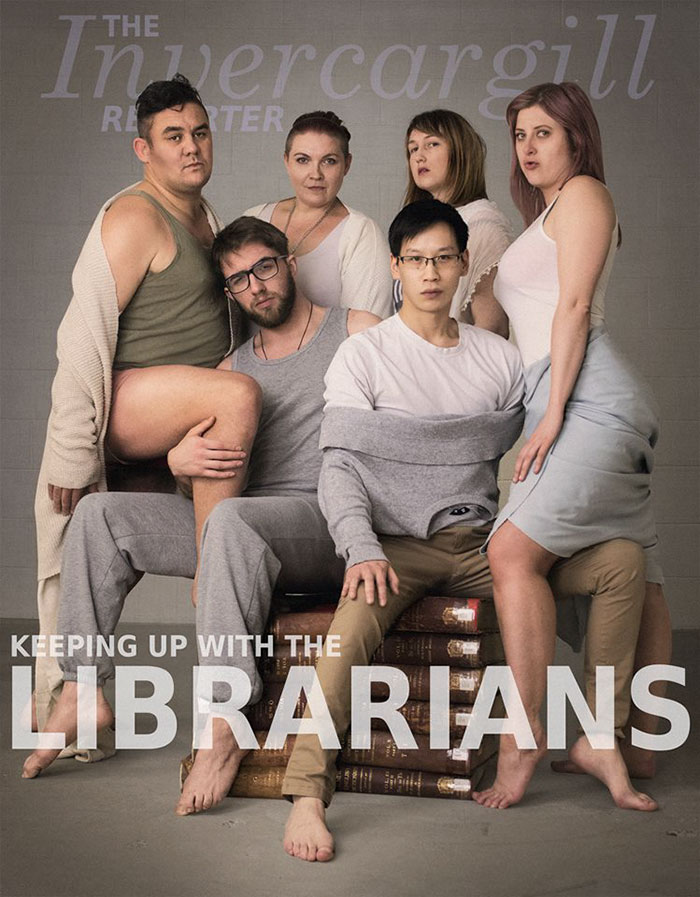 library-social-media-team-librarians-kardashian-photoshoot-2