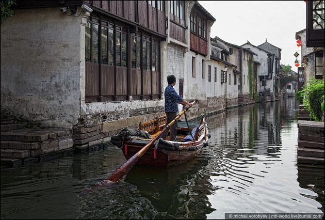 Чжоучжуан — китайская деревня на воде