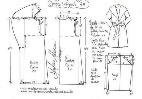 20 стильных пальто и пончо с выкройками: чтобы всегда быть в тренде… выкройка пончо