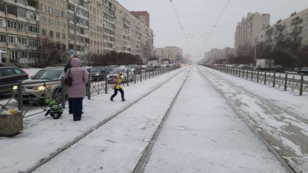 Количество машин, убирающих снег в Петербурге, официально завышено
