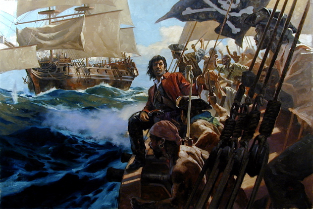 История мирового пиратства: 10 чертовски крутых пиратов интересное,интересные люди,интересные факты,история,мир,шок