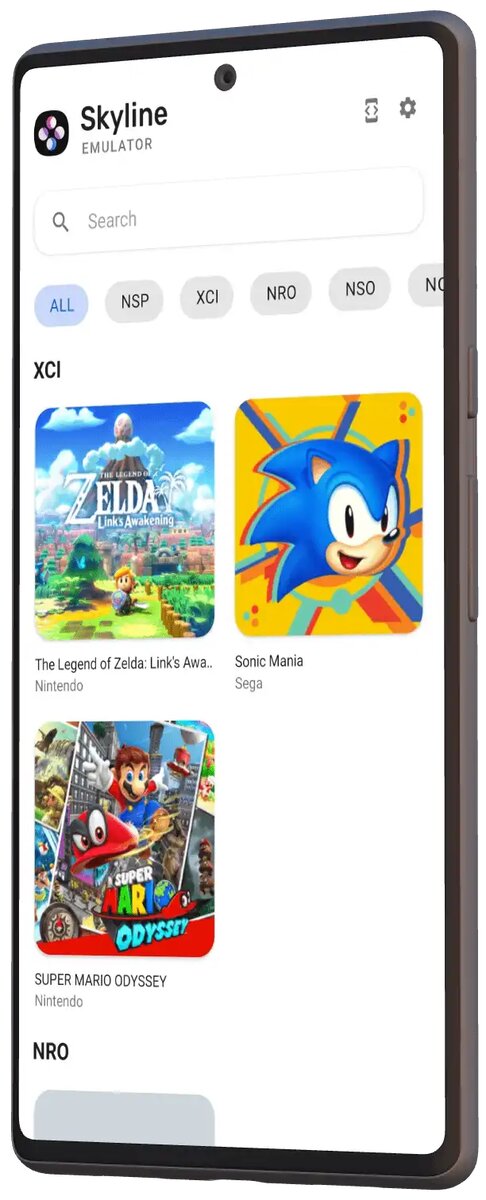 Skyline - Эмулятор Nintendo Switch на Android