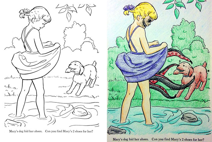 This Is What Happens When Adults Color Drawings For Children