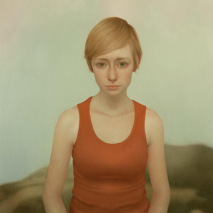 Для своих работ художник выбирает нестандартных красавиц 