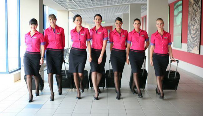 Стюардесса, самолет, форма