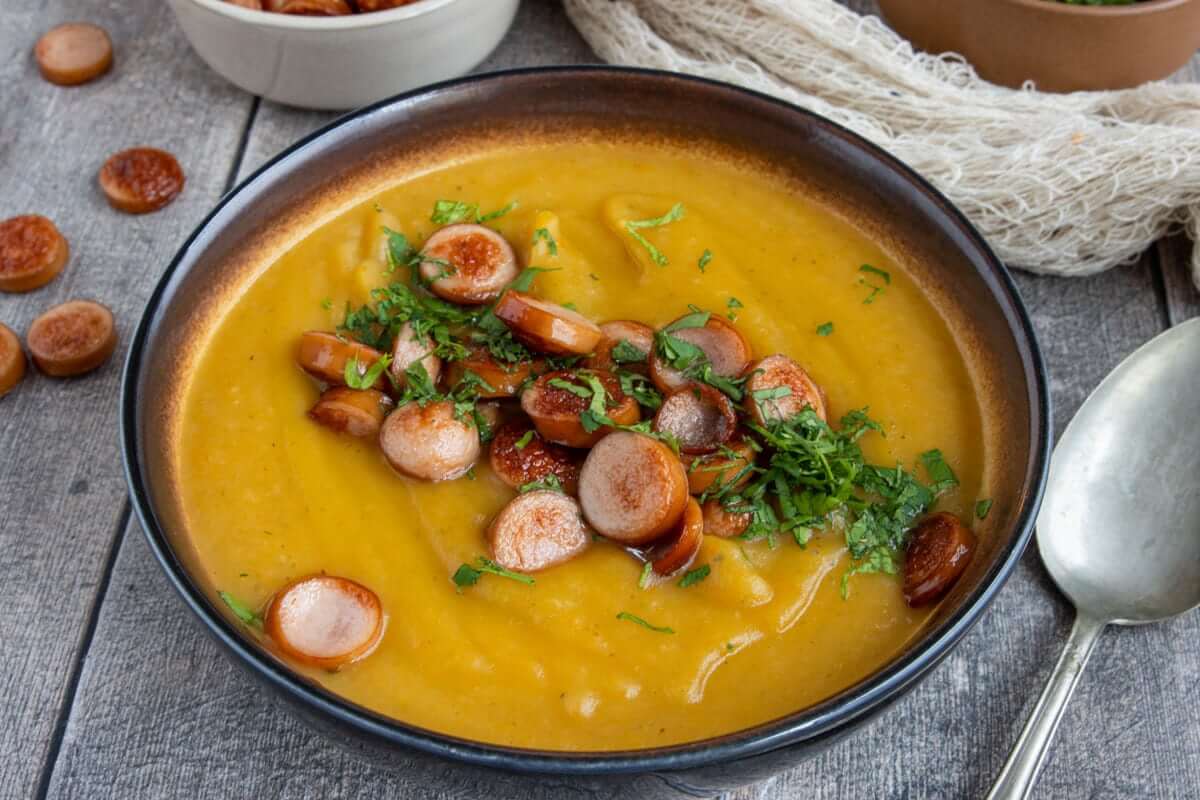 Schsische Kartoffelsuppe