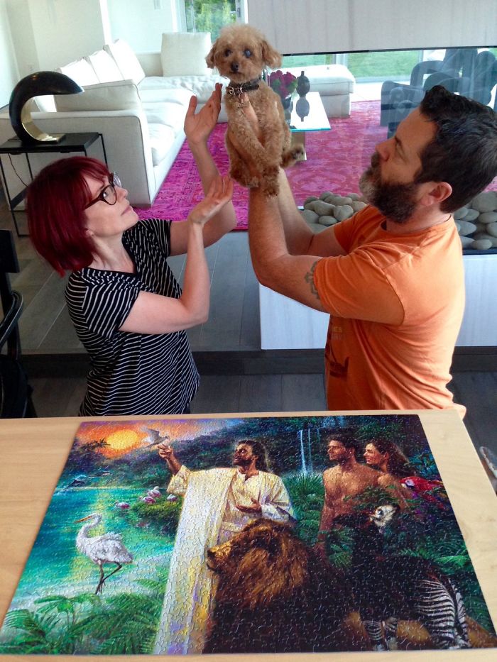 Nick-offerman-megan-mullally-puzzles