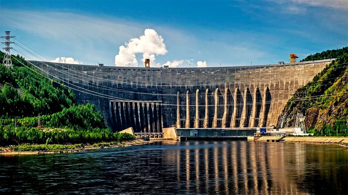 Саяно-Шушенская ГЭС на Енисее