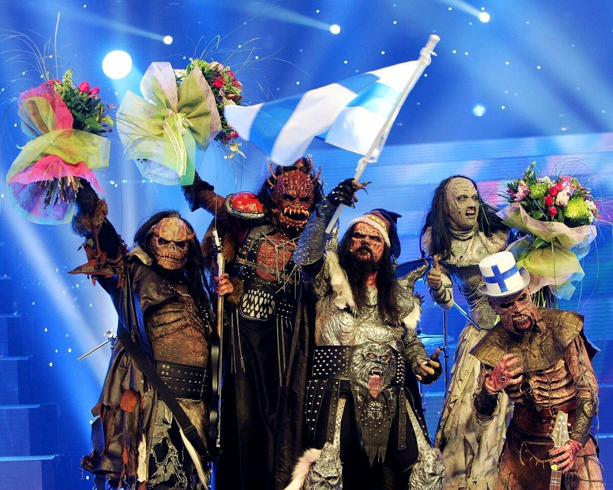 Группа "Лорди" из Финляндии, победители 2006 года