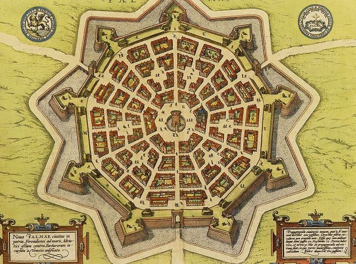 Карта крепости в 17-м веке. / Фото: thevintagenews.com