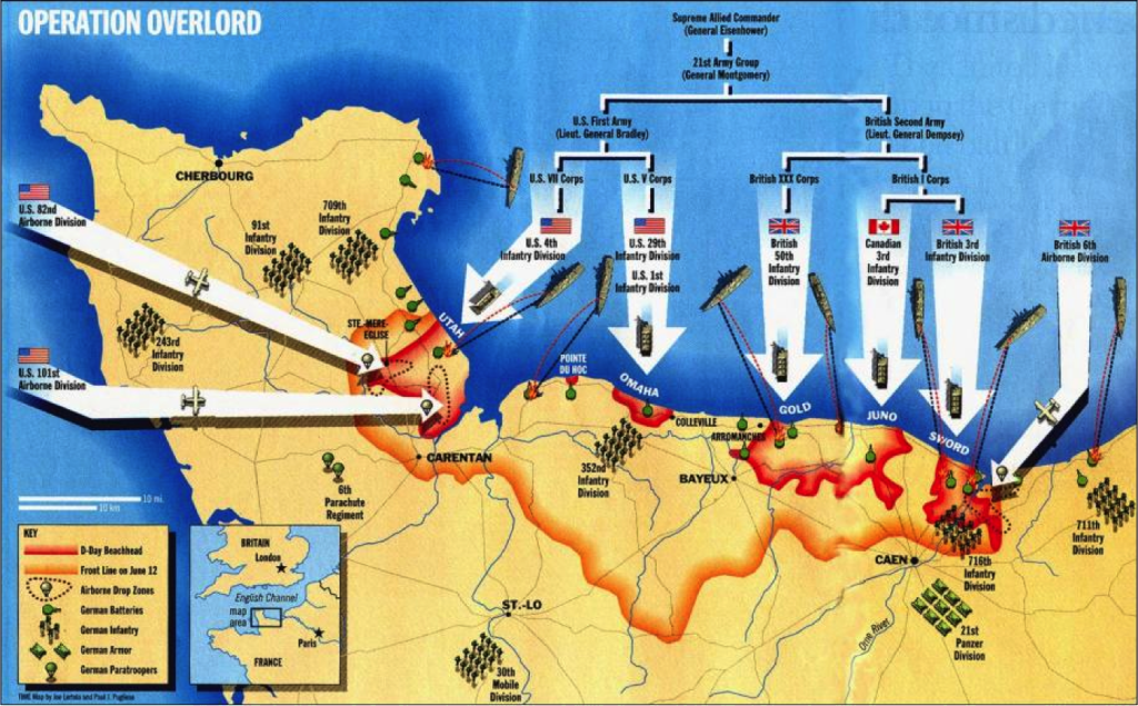 План высадки союзных войск в нормандии название