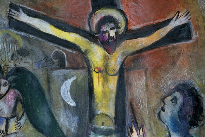 М. Шагал. «Христос и художник»
