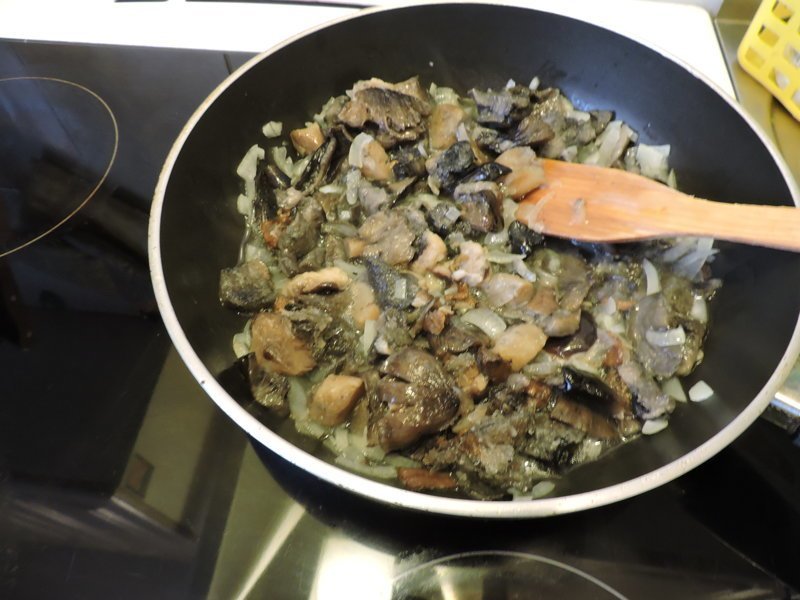 Пирог с грибами грибы, еда, пирог, сделай сам, фоничка