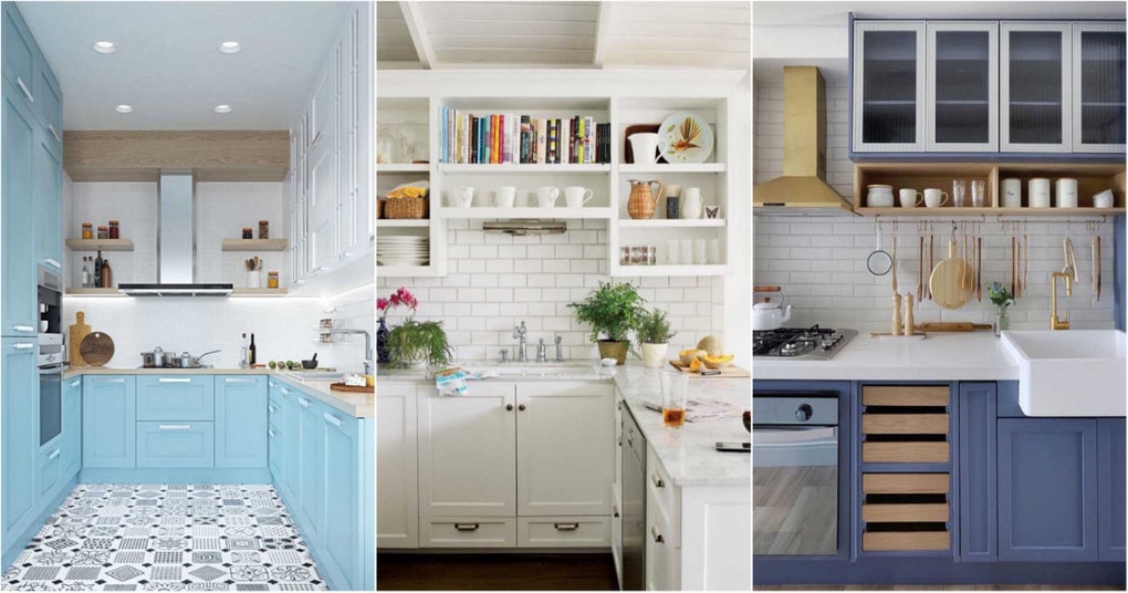 Идеально подходит для маленьких кухонь: уголок Прованса в вашей квартире