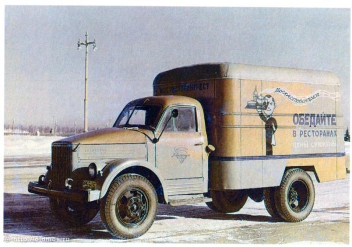 Советская реклама на грузовиках  смешные картинки,смешные комментарии,фото приколы
